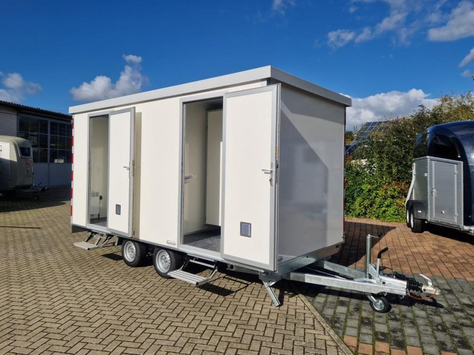 Toilettenwagen Sanitär-Anhänger WC Wagen 3xD, 1xH+3U
